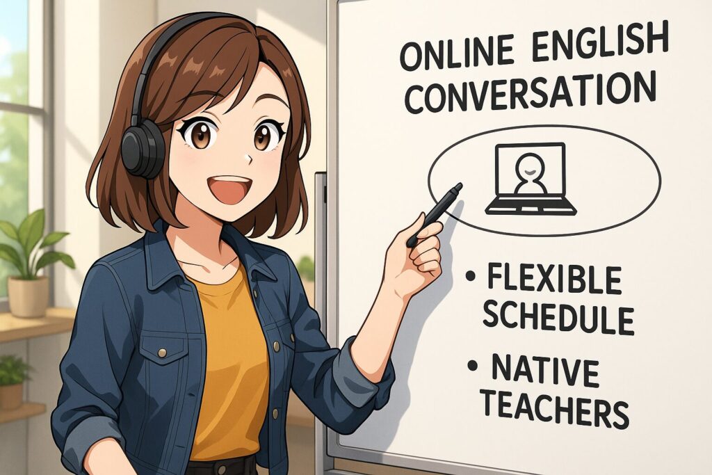 ネイティブキャンプの特徴を語る女性講師