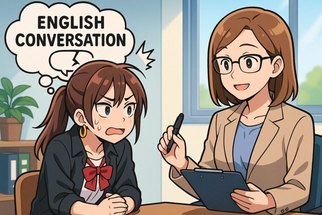 ネイティブキャンプのレッスンが怖い時の対処法を教えてくれる女性カウンセラー