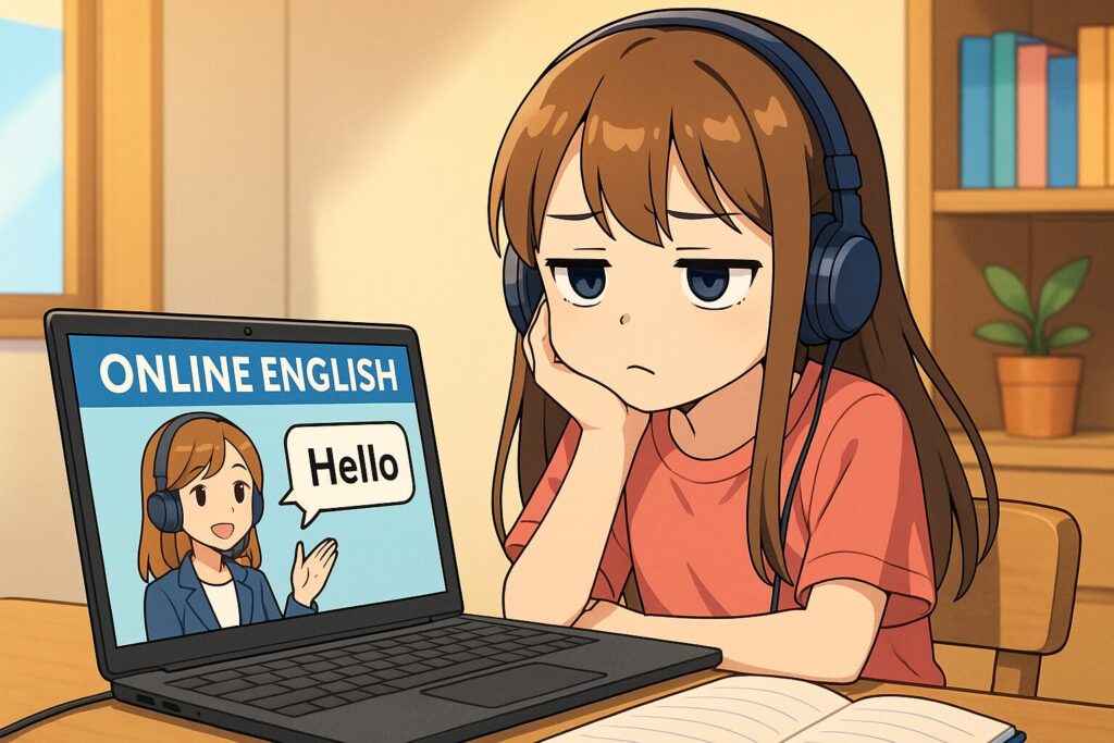 ネイティブキャンプに向いていない少女
