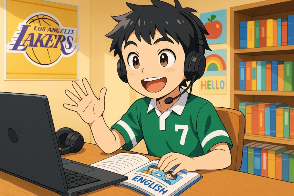 ネイティブキャンプに向いている少年