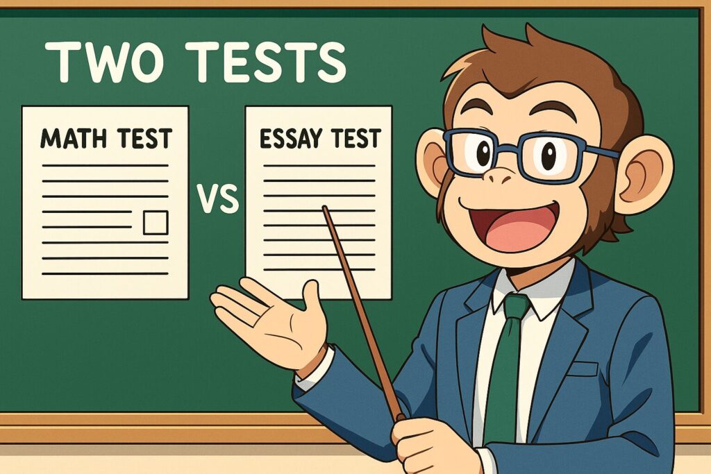 レベル判別テストとスピーキングテストの違いを説明する講師