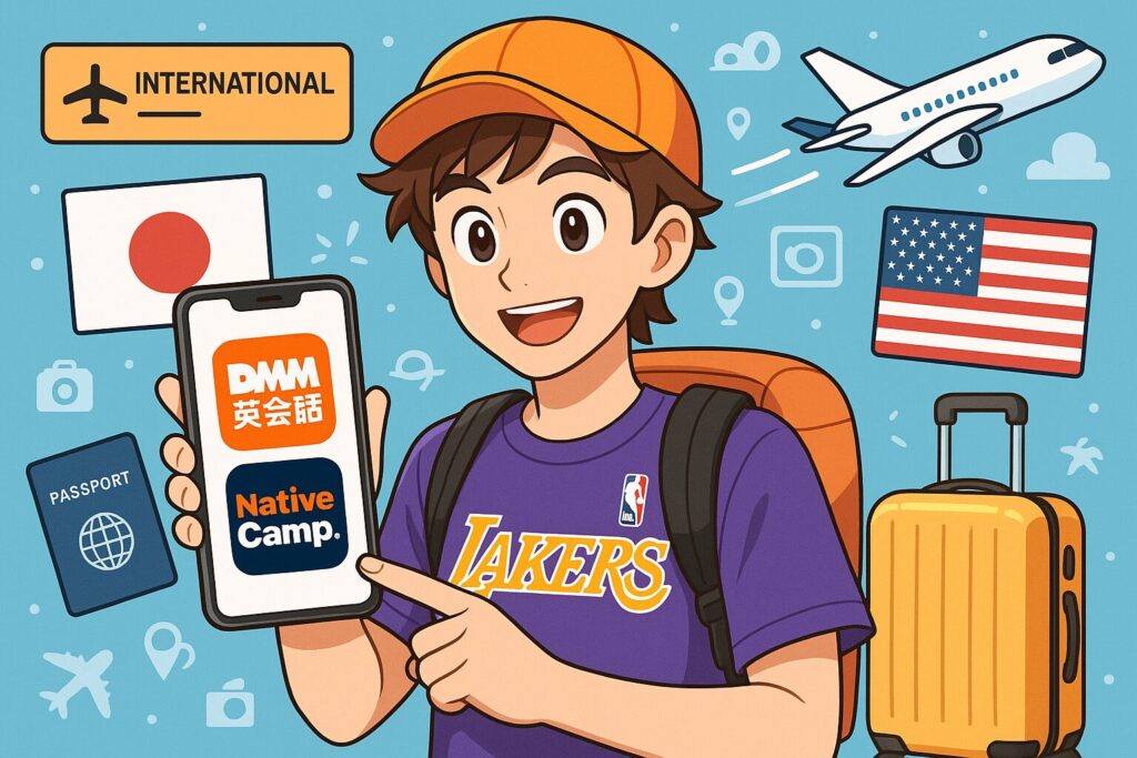 ネイティブキャンプとDMM英会話の詳細比較をしている旅行家