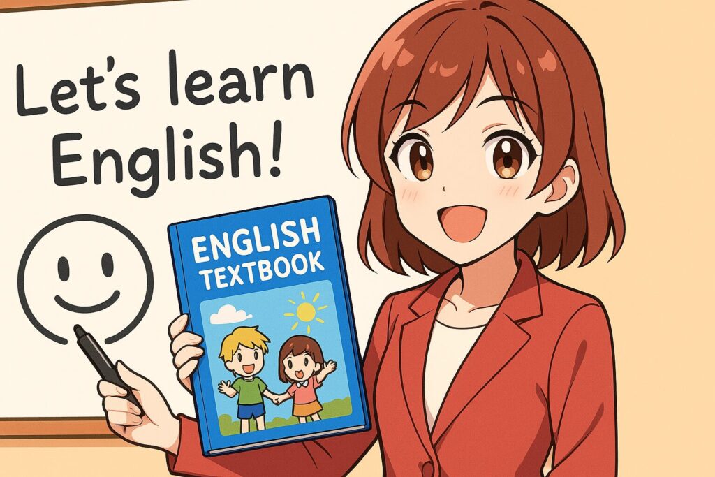 レベル別にWeblio英会話のおすすめ教材を紹介している女性講師