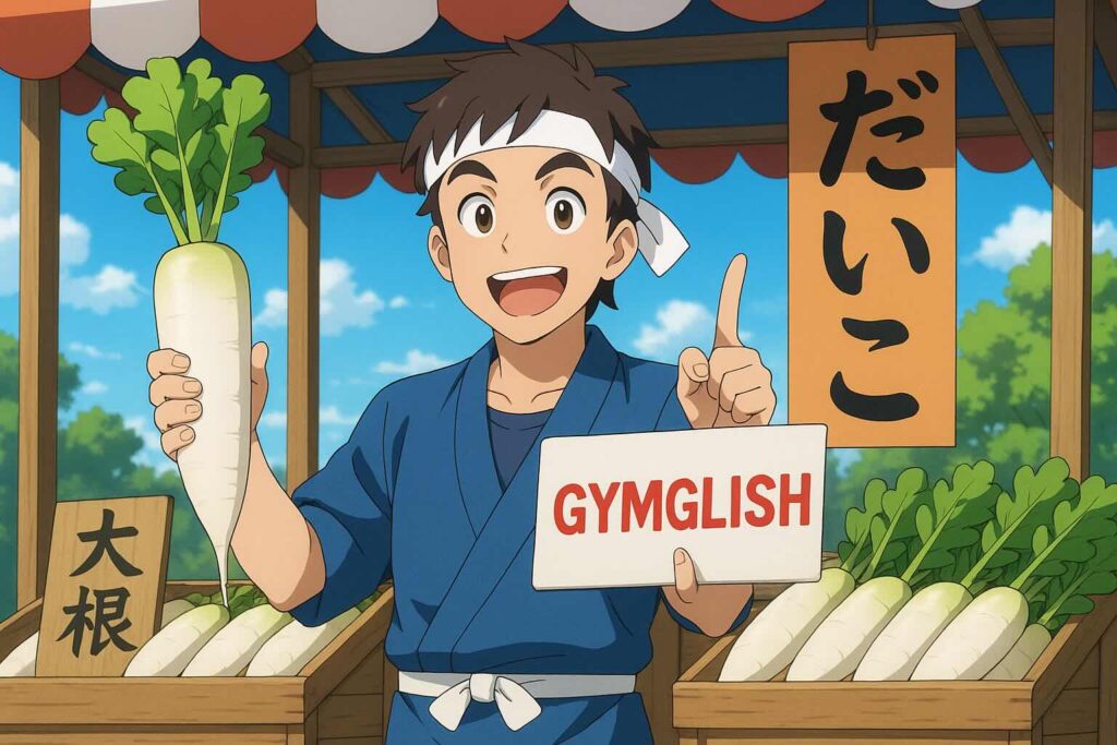 gymglishをおすすめしている大根屋さん