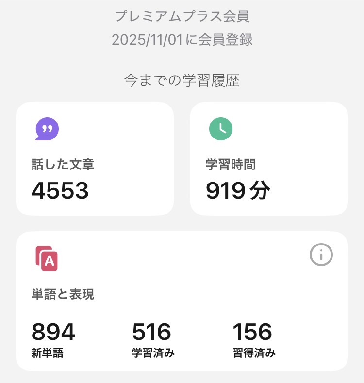 インニャンコのスピーク履歴