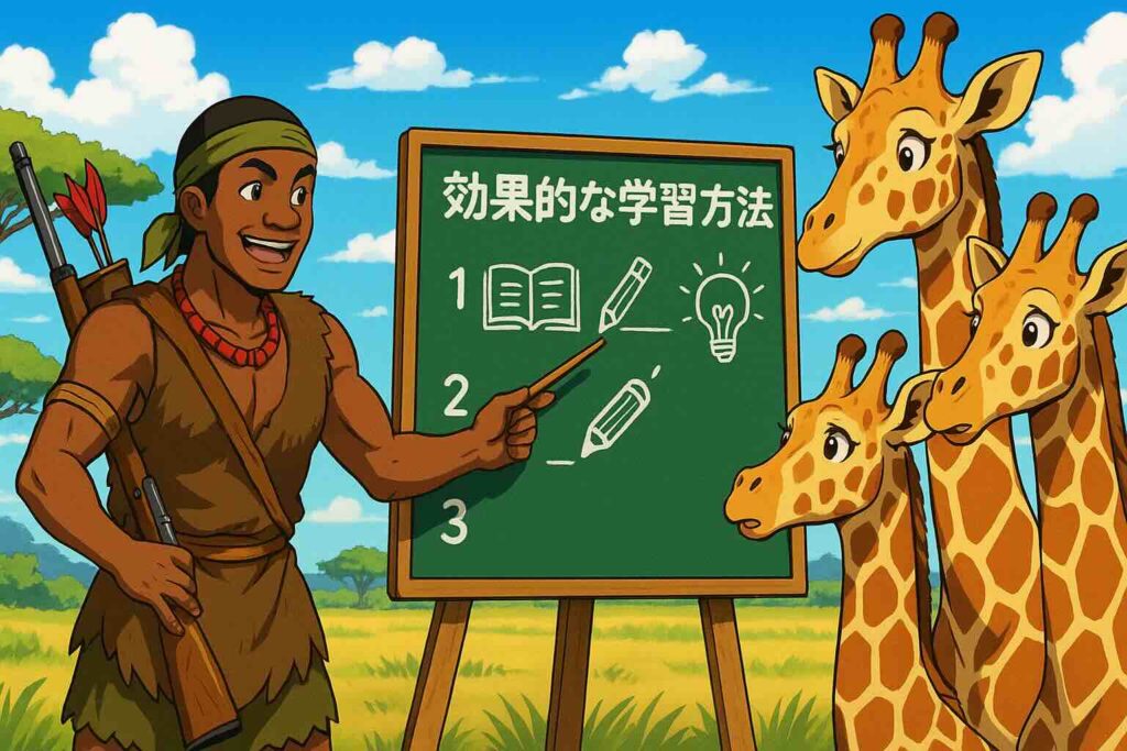 talkfulの効果的な学習方法を教える男性