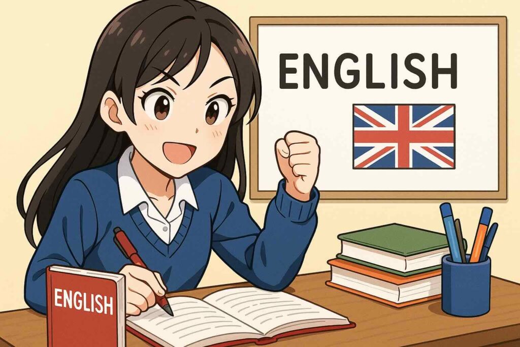 上級者におすすめなネイティブキャンプ教材で勉強する女性
