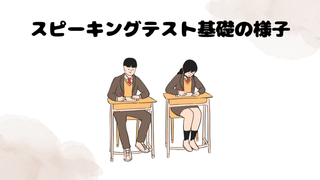 DMM英会話スピーキングテスト基礎の様子