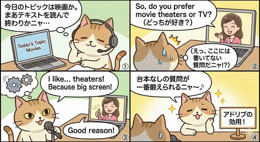 トピックカンバセーション(中級)の今日学ぶトピックと重要語句の説明