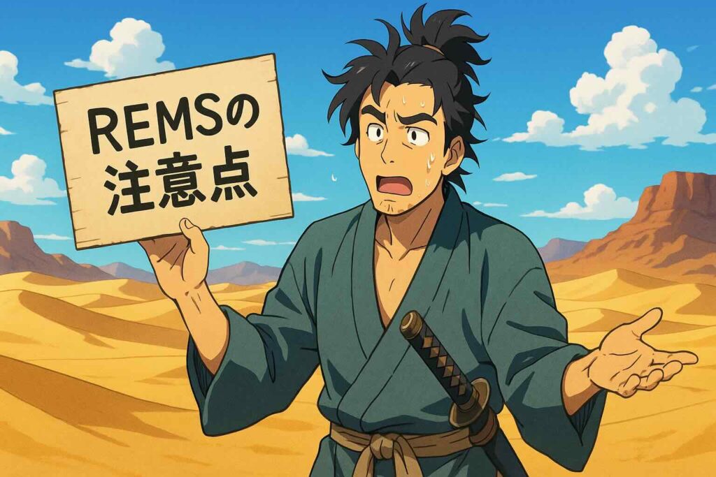 QQ EnglishのREMSの注意点を語る砂漠で迷子の侍
