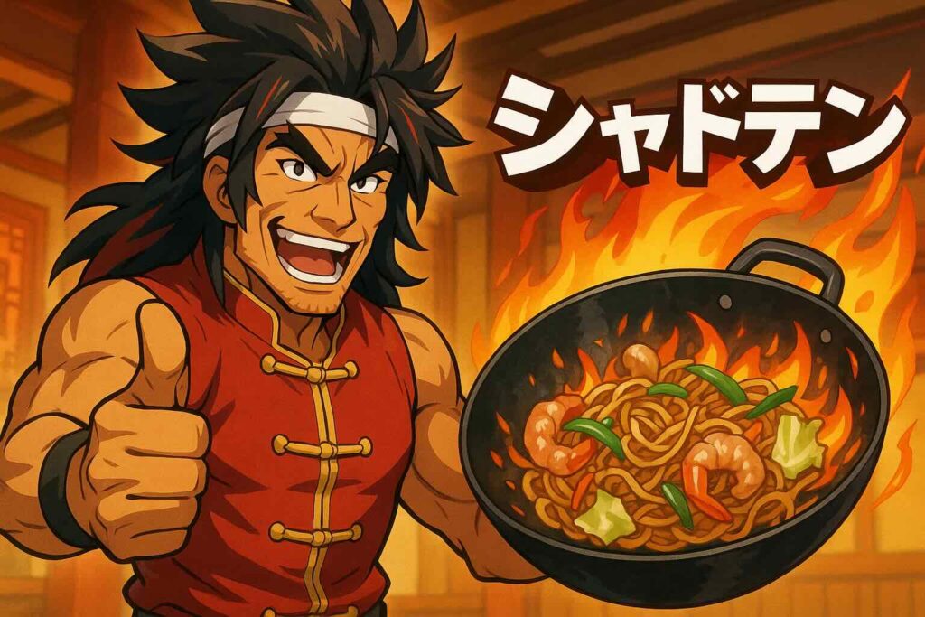 シャドテンを紹介する野生的な中華の達人