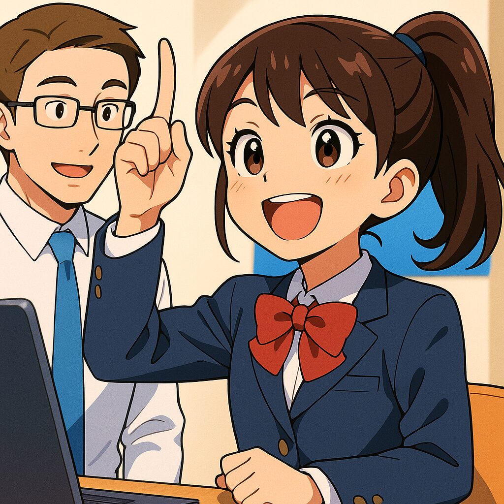クラウティの予約に関するよくある質問をする少女