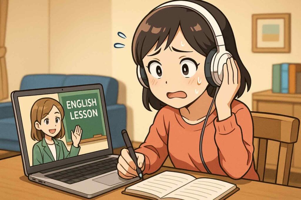 毎日オンライン英会話はきついけど頑張っている主婦