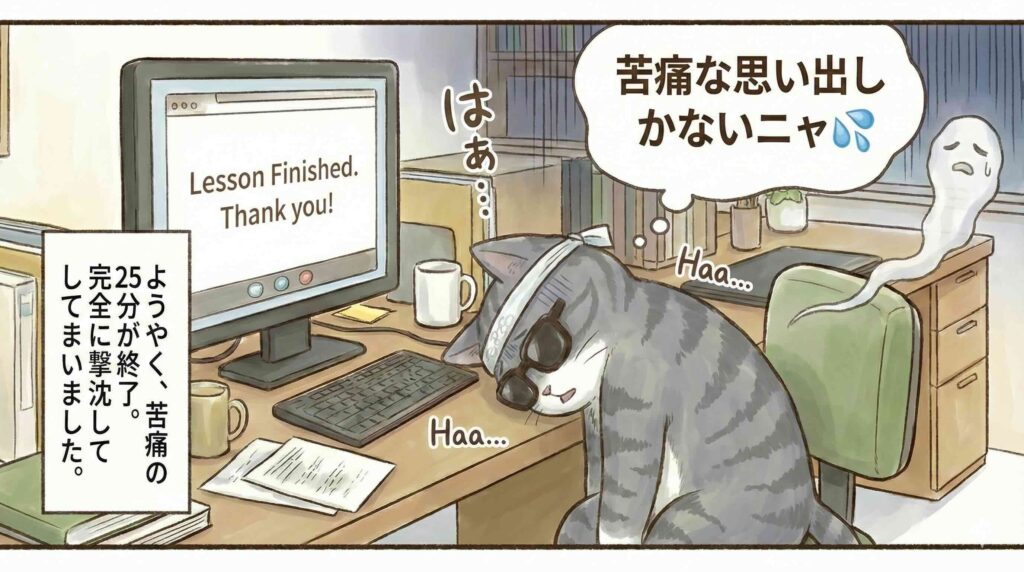 初心者の頃にオンライン英会話で撃沈した話4