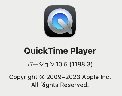 QuickTime Playerの図