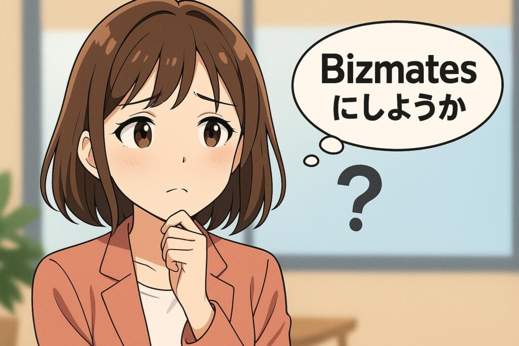 ビズメイツは初心者におすすめなのか悩む女性