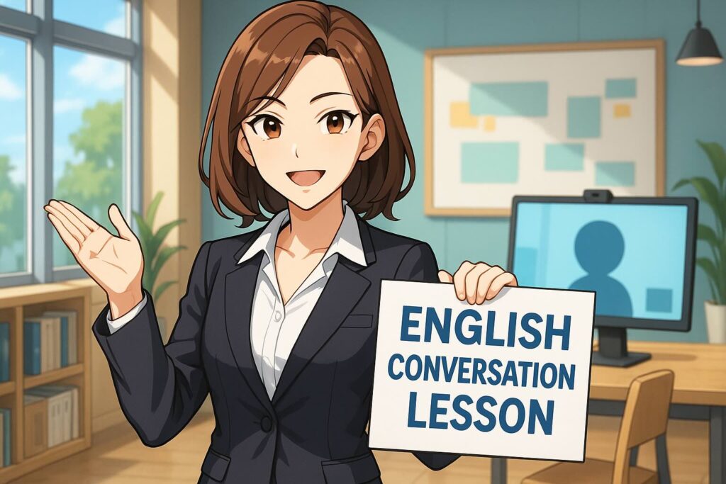 DMM英会話の1日1回レッスンをおすすめする女性