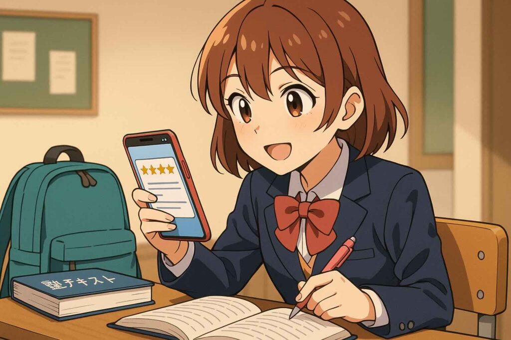 ビズメイツの評判や口コミを調べている女子高生