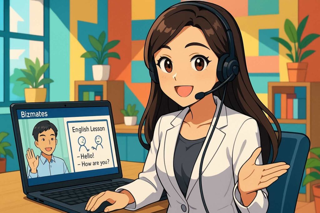 ビズメイツの美人講師