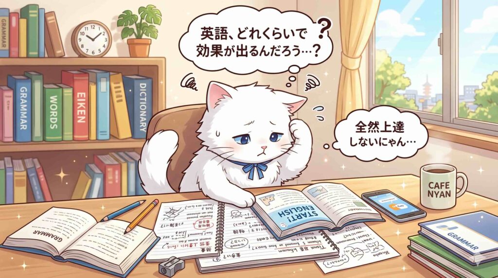 ビズメイツはどれくらいで効果が出てくるのか悩むネコ