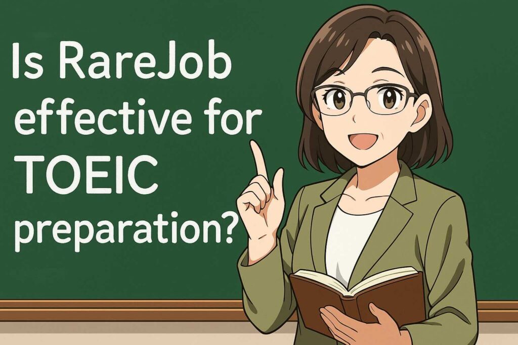 レアジョブはTOEIC対策に効果的なのか解説しているベテラン女性講師