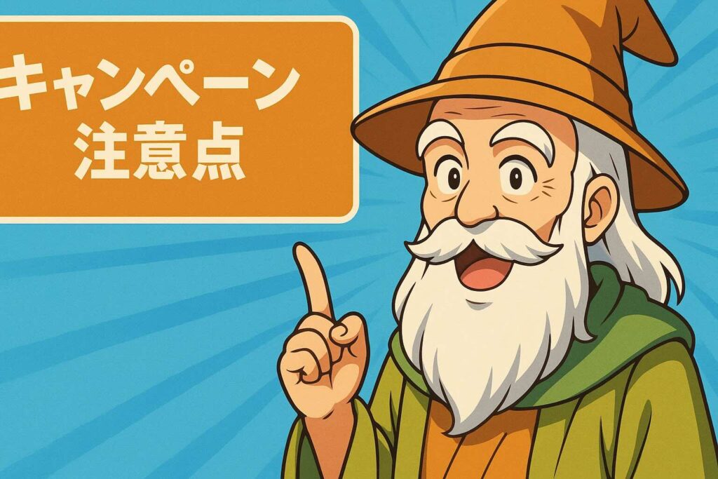 Camblyキャンペーンの注意点を説明する長老