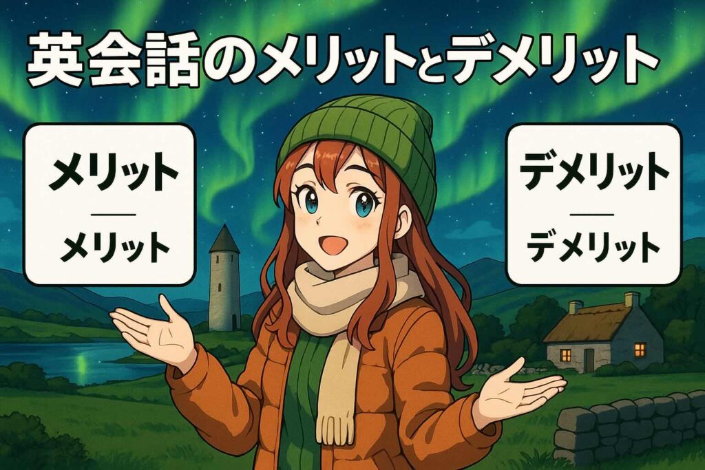 バリューイングリッシュのメリットとデメリットを語る女性