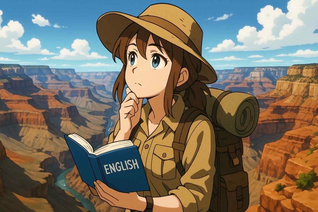 デュオリンゴは英語学習に意味ないのか考えている女性