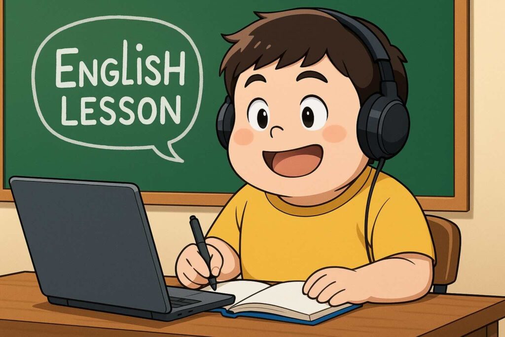 ベストティーチャーを体験している少年