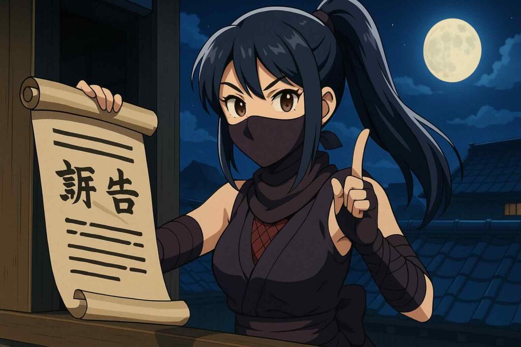 スピークバディに入会して得た情報を密告する忍者