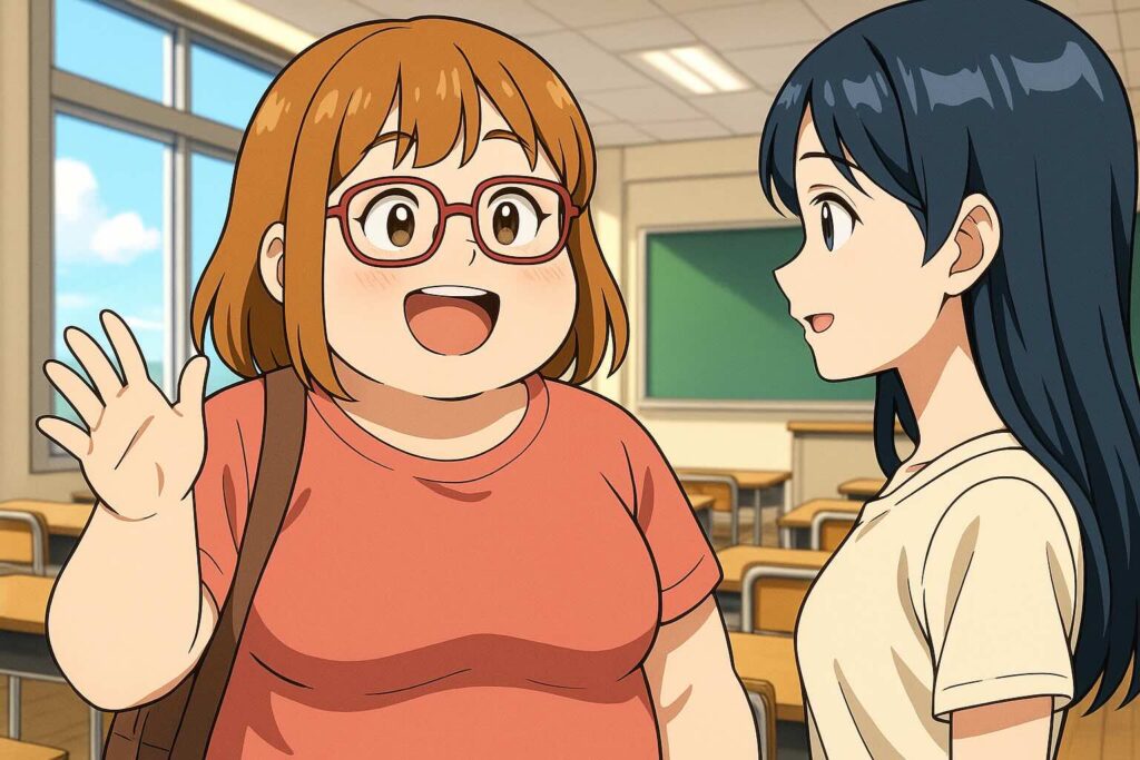 ベストティーチャーを体験した感想を述べる女性