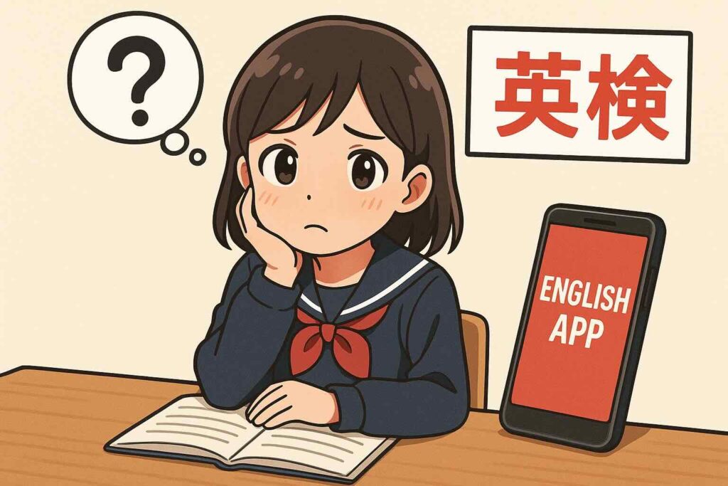 デュオリンゴで英検対策できるのか悩んでいる中学生