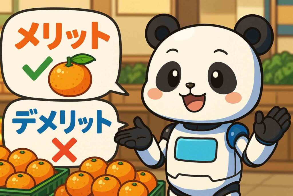 mikan教材のメリットとデメリットを語るパンダロボット