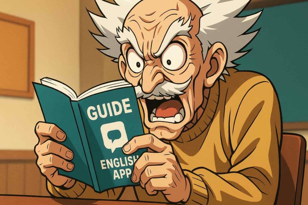 mikanを無料で使う方法を見て驚く老人