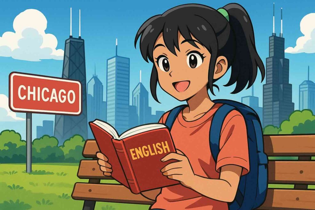 英語イマージョンラーニングのやり方を学ぶ留学生