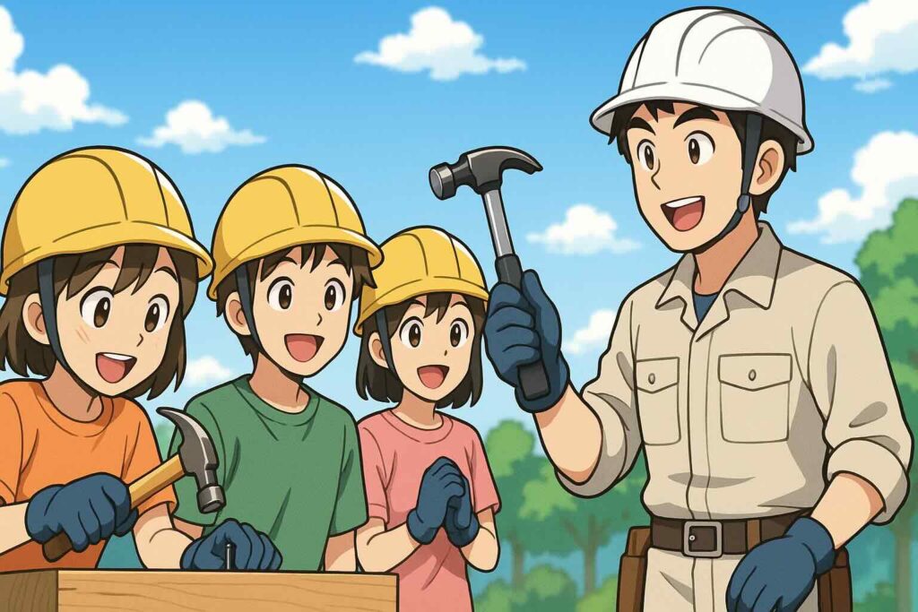 スピークバディとスピークの無料体験をしている若者たち