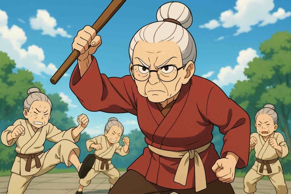 mikanの無料会員で単語学習はできるのかを問いただすおばあちゃん