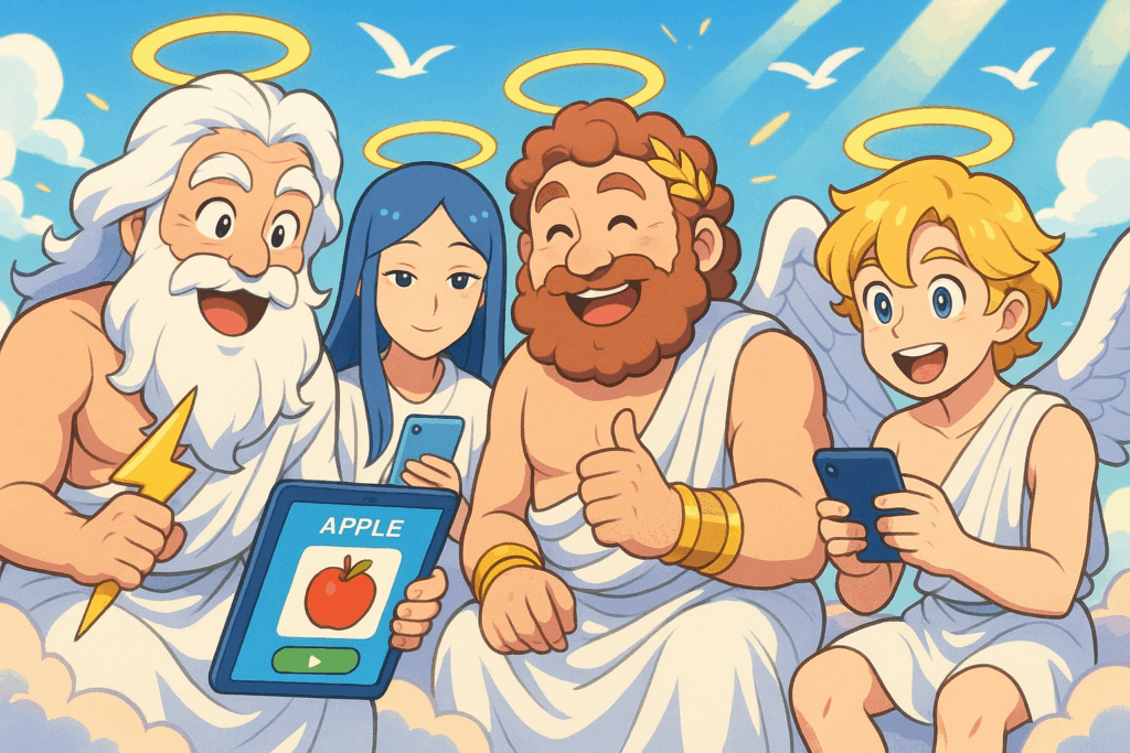 スピークの無料会員を試している神様たち