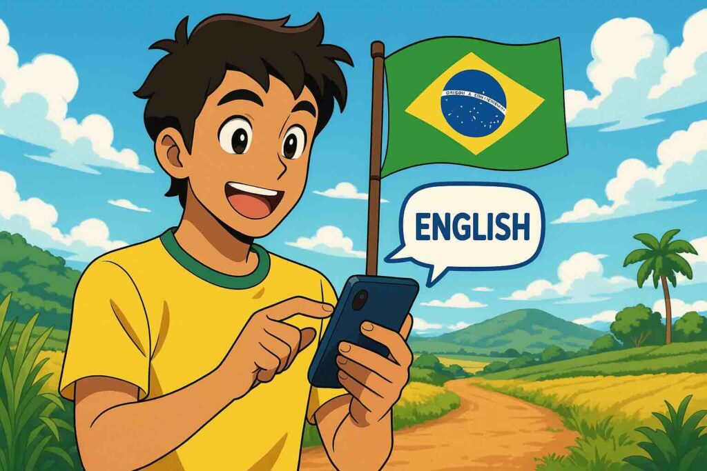 max英会話の効果に関する口コミを調べている男性