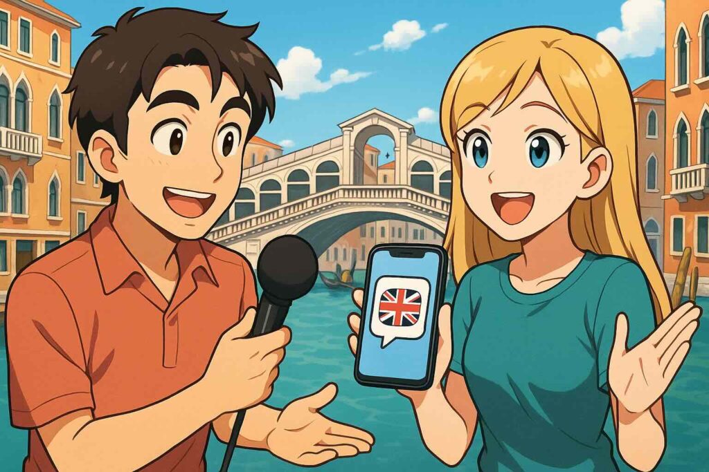 praktikaの評判や口コミを調べている男性