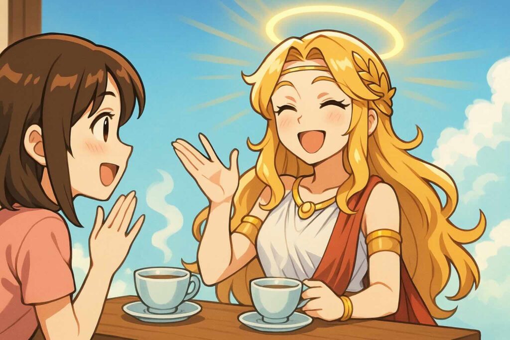 スピークの無料体験をやってみた感想を語る女神様