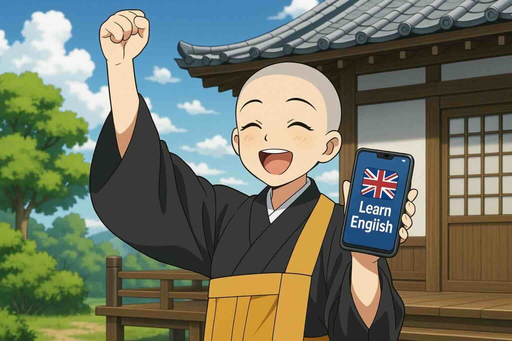 ポケット語学は無料でできるのか試している女性