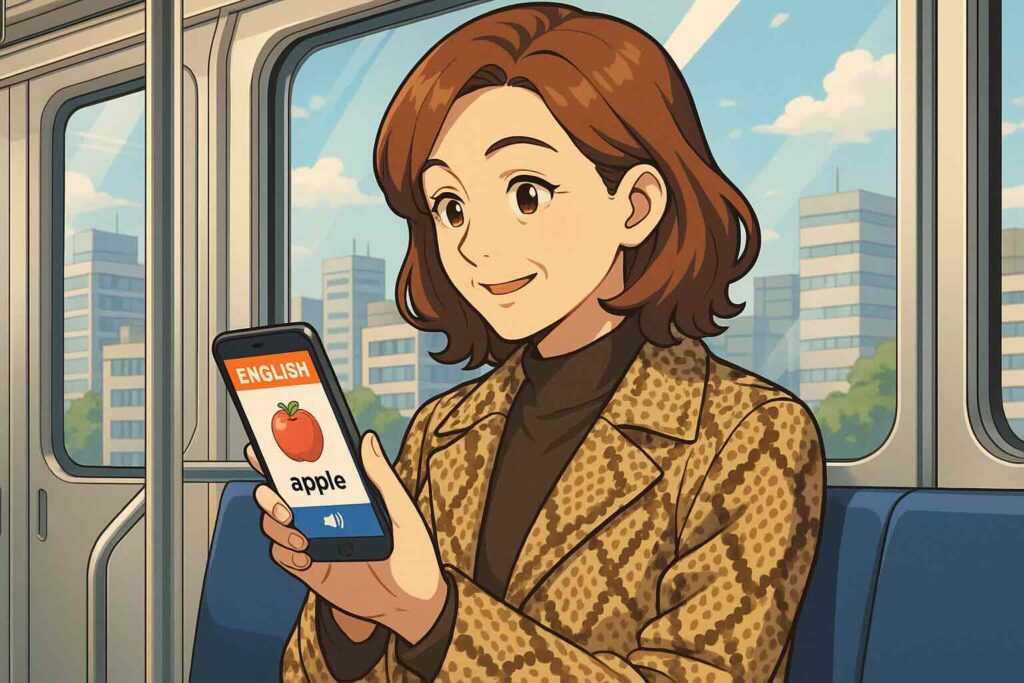 みんなはmikanをいつ使っているのか調べている女性