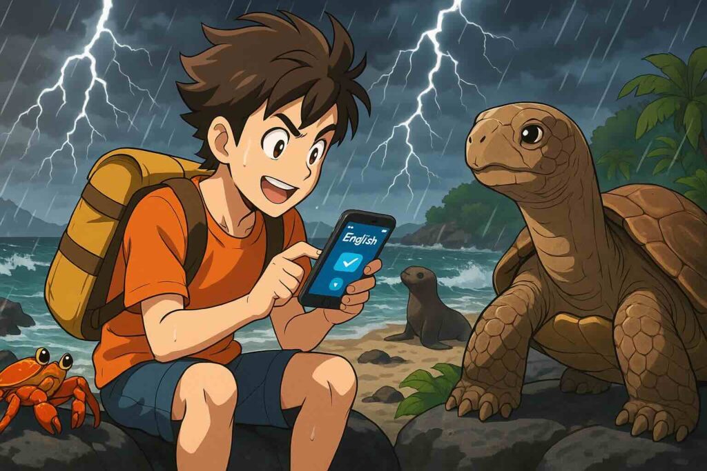 preplyの効果的な学習方法を実践する青年