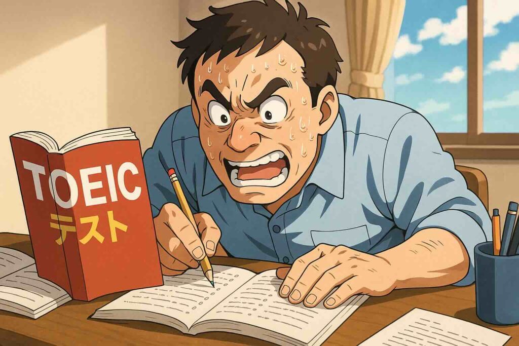 私が実践していたTOEIC対策方法をやるおじさん