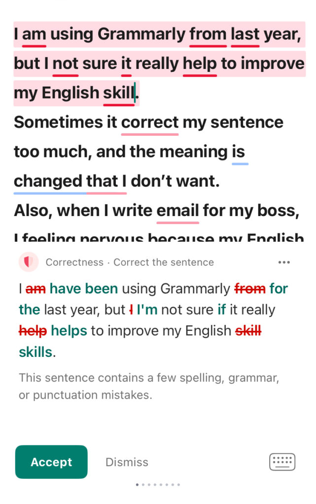 grammarlyの基本的な使い方3