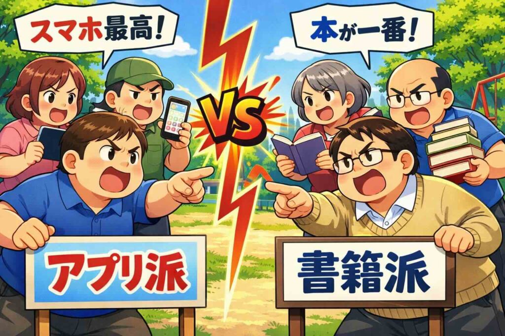 distinctioはアプリか本かで対立する大人たち