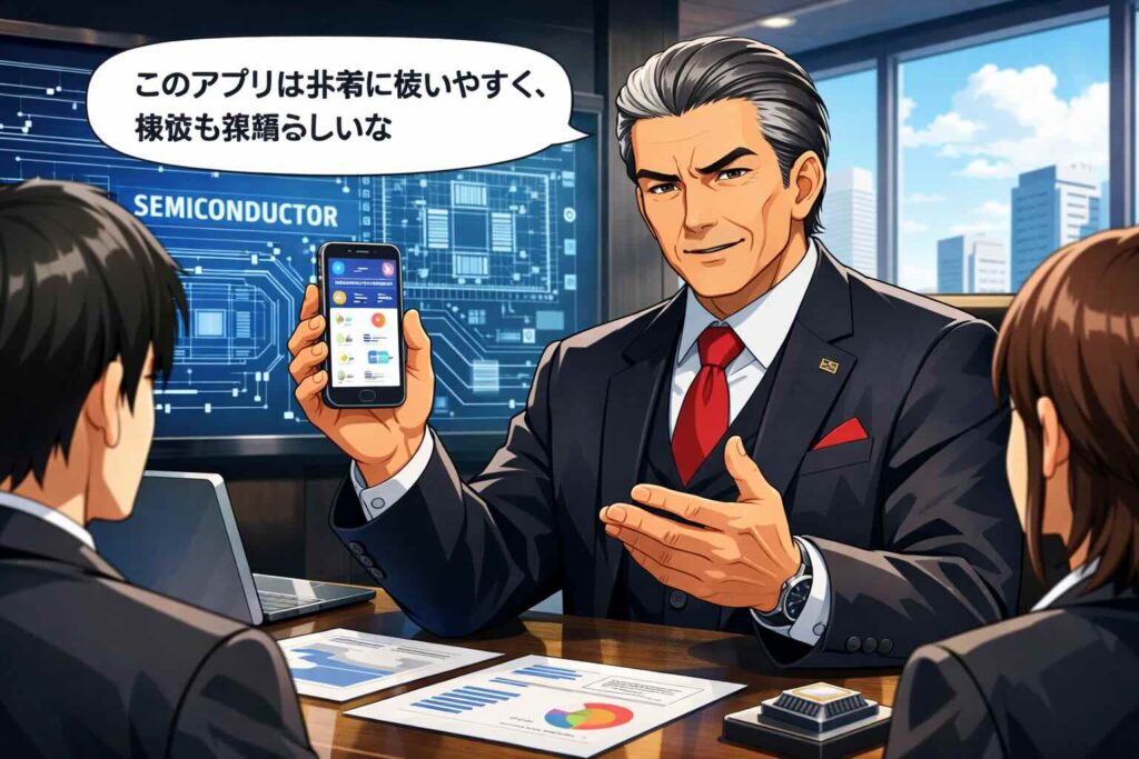 音読メーカーを使った感想を述べるCEO