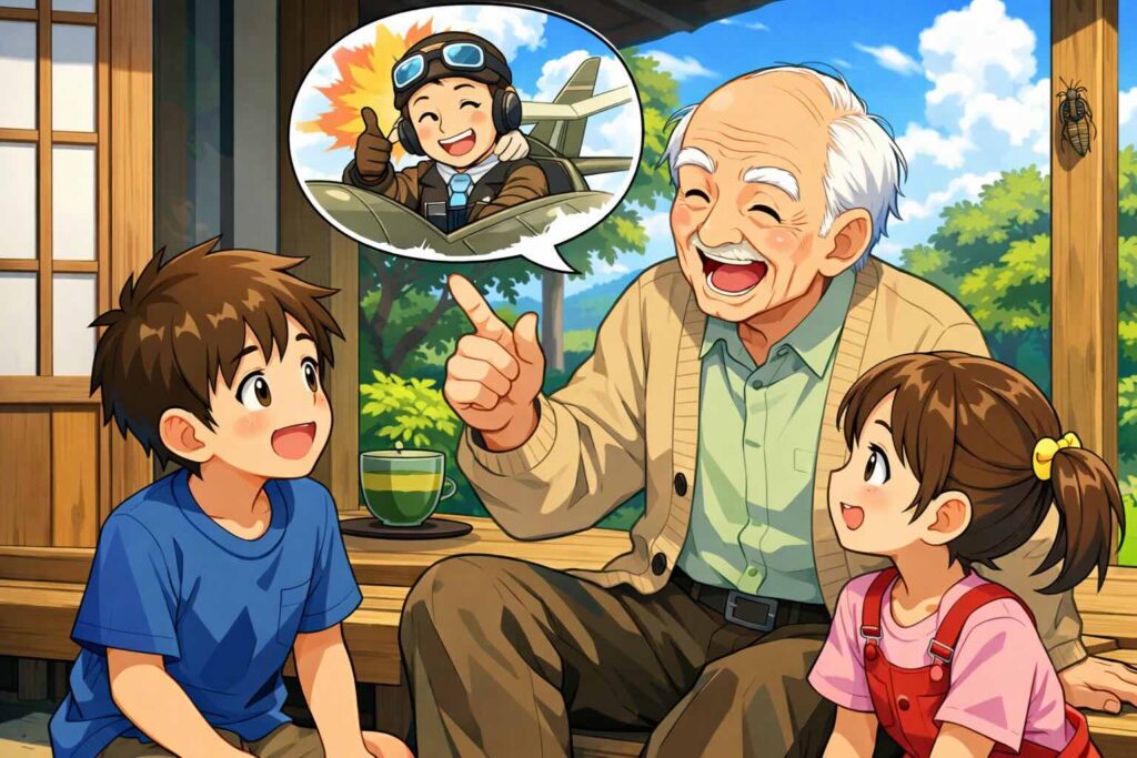 単語帳を使っていない人の経験談を語る男性