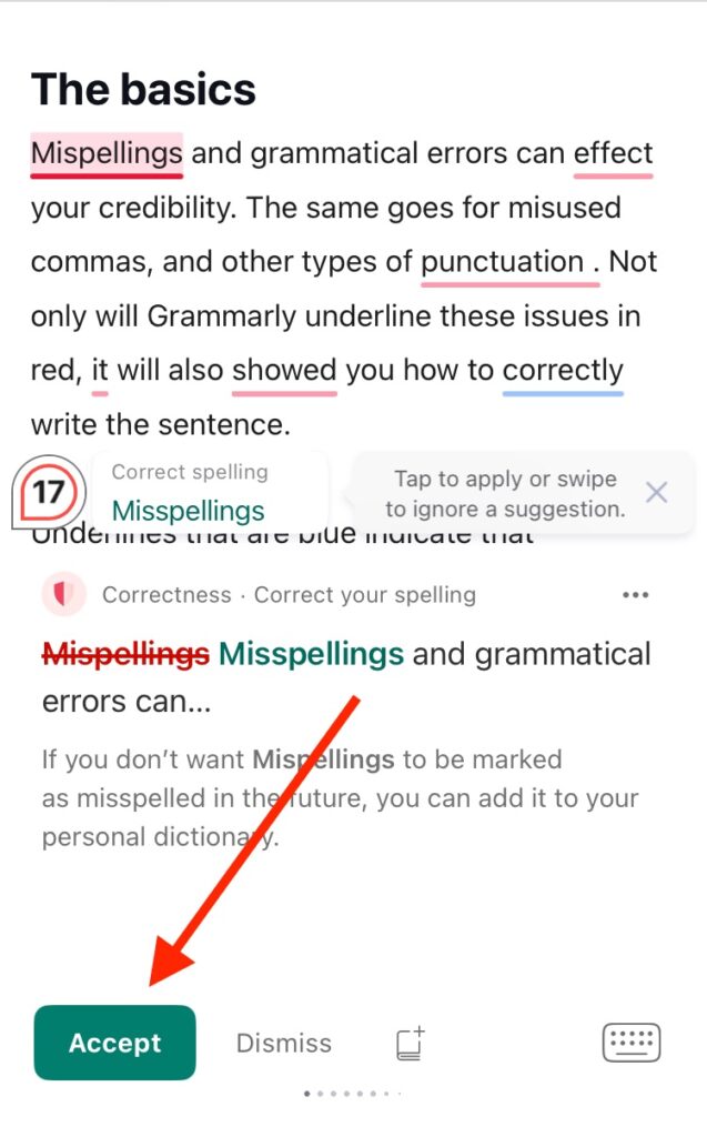 スマホにおけるgrammarlyの始め方12